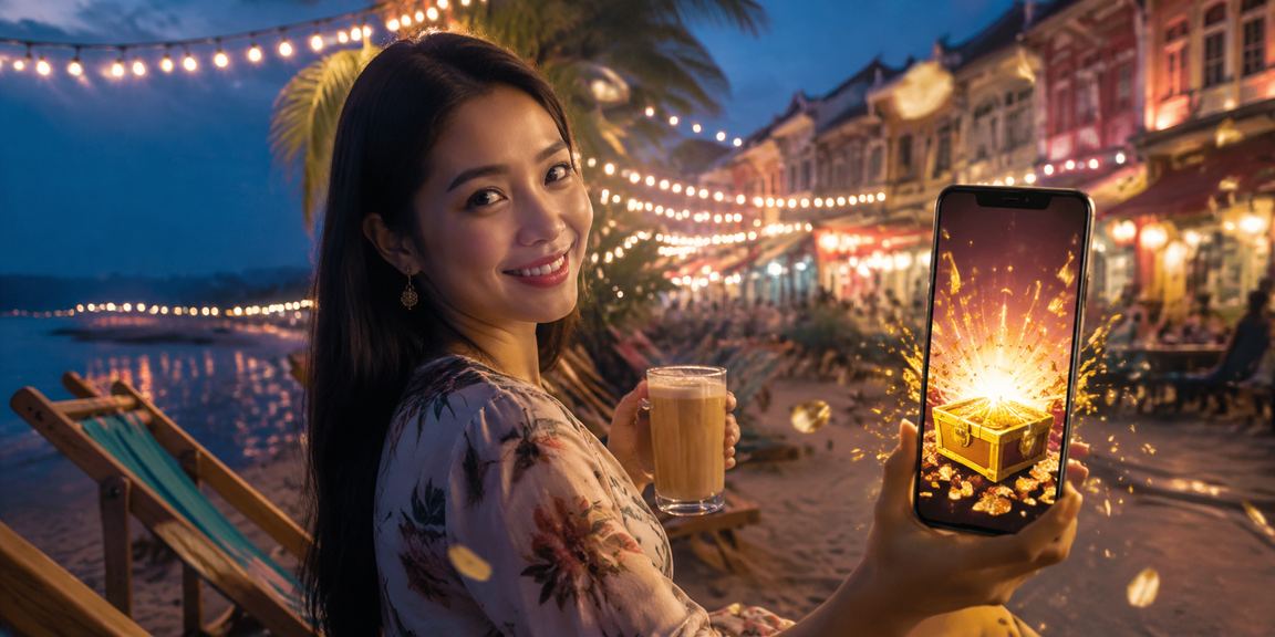 Antara muka kasino mudah alih gaya Malaysia di Melaka